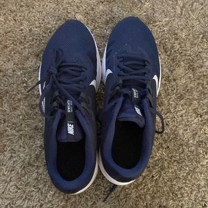 Dark navy Nike shoes Brand new never worn , Size 11